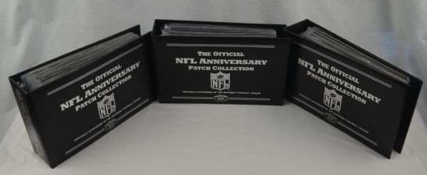 Official NFL Anniversary Willabee & Ward Patch Collection