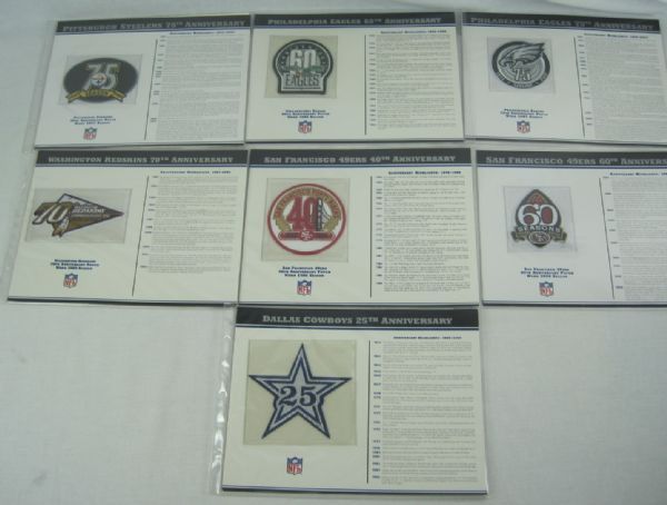 San Francisco 49ers 70th Anniversary Patch Stat Card Willabee & Ward –  Denver Autographs