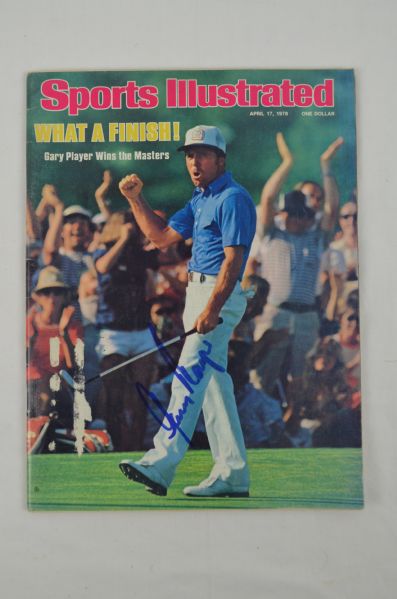 Gary Player Autographed Sports Illustrated Magazine