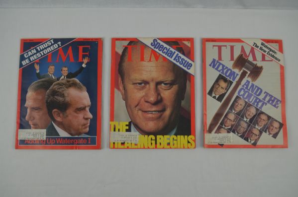 TIME Magazine 1973 & 1974 "Watergate" Collection 