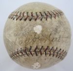 Babe Ruth Single Signed Ban Johnson (1901-1927) American League Baseball