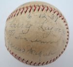 Vintage 1939 Hall of Fame Induction Autographed Baseball w/Babe Ruth