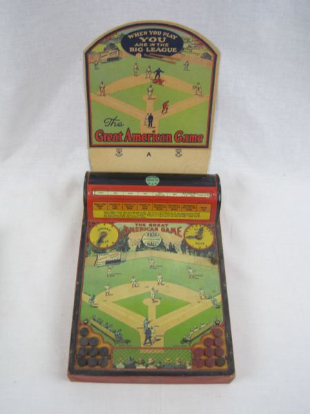 Vintage 1930s "The Great American Game" Made by Frantz w/Original Box 