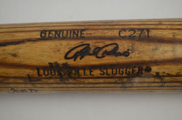 Rafael Palmeiro 1986 Professional Model Rookie Bat w/Heavy Use