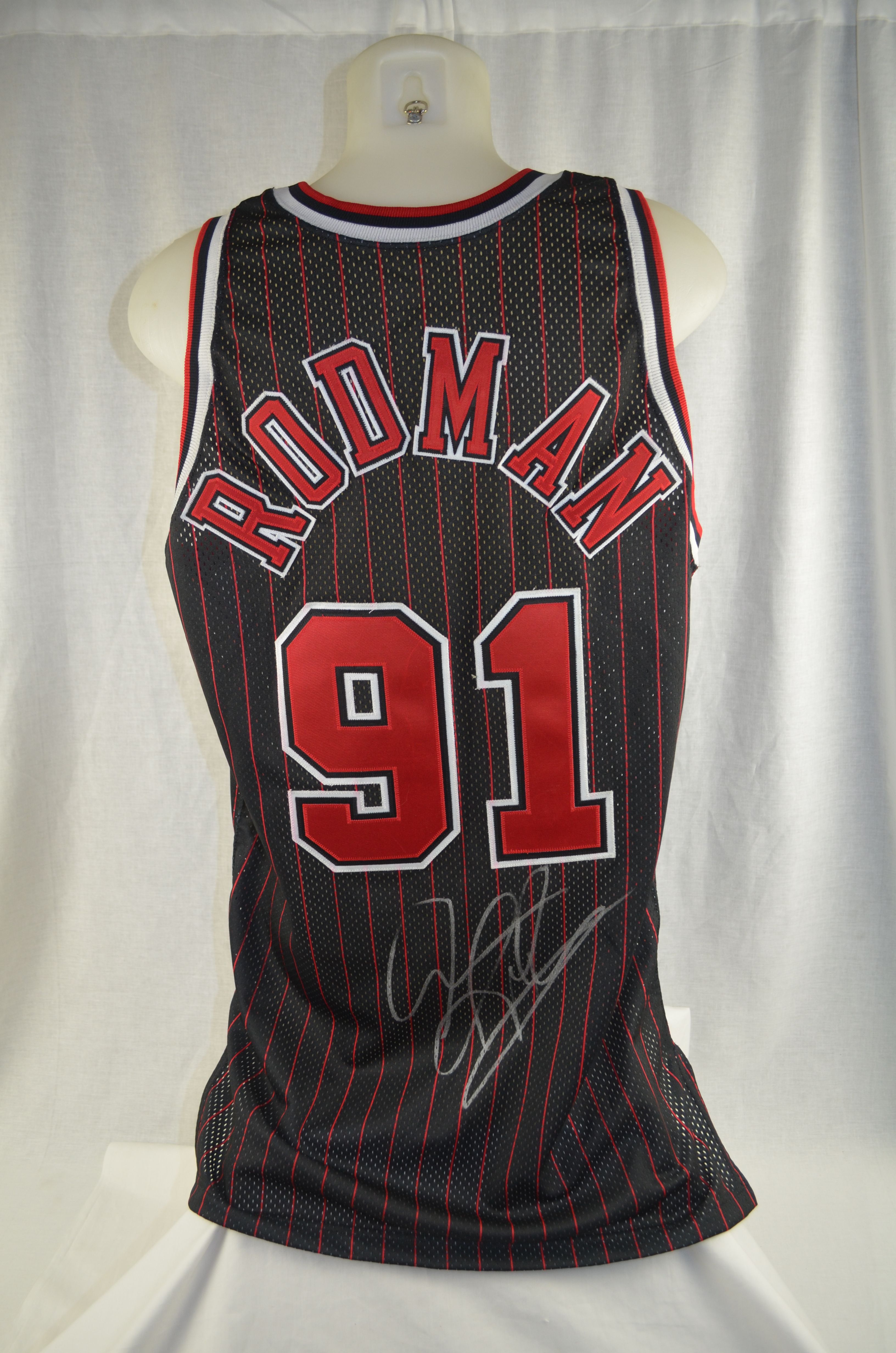 Sold at Auction: Dennis Rodman Jersey