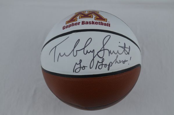 Tubby Smith Minnesota Gophers Autographed Basketball