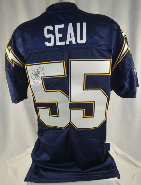 Junior Seau 2002 San Diego Chargers Professional Model Jersey PSA/DNA