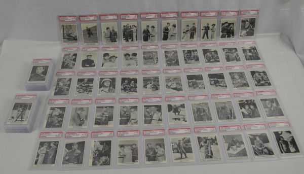 Complete 1965 Gomer Pyle PSA Graded Card Set