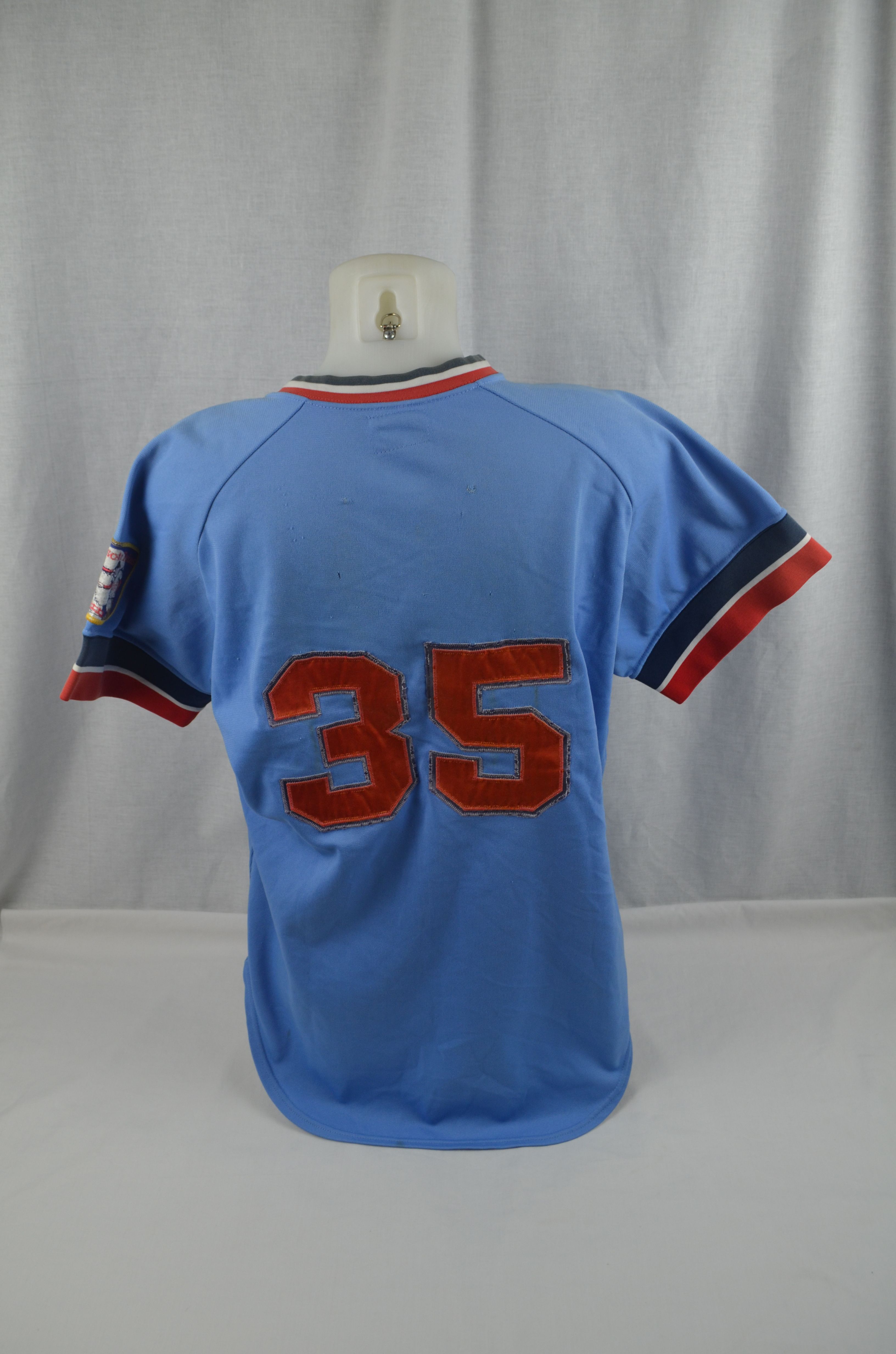 Lot Detail - Jay Pettibone 1983 Minnesota Twins Professional Model #35  Jersey w/Heavy Use