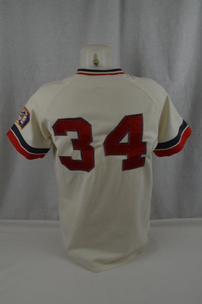 Minnesota Twins 1972 Professional Model #34 Jersey w/Heavy Use