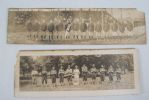 Lot of 2 Vintage Panoramic Baseball Photos