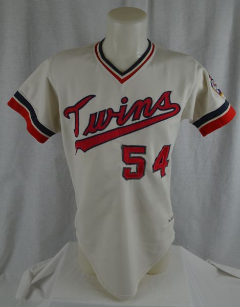 Minnesota Twins 1974 Professional Model #54 Jersey w/Heavy Use