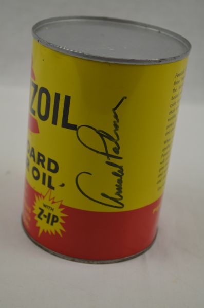 Arnold Palmer Autographed Vintage Penzoil Can