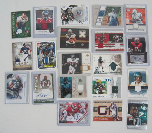 NFL Autograph & Game Used Card Collection