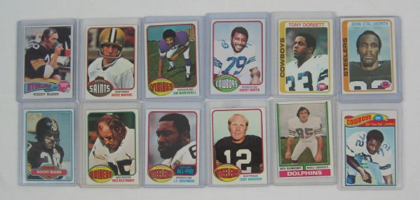 Vintage NFL Card Collection w/Tony Dorsett Rookie