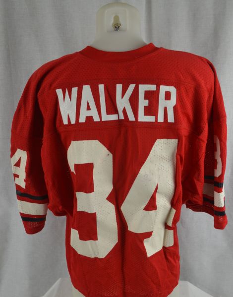 Herschel Walker c. 1980-82 Georgia Bulldogs Collegiate Model Jersey w/Heavy Use