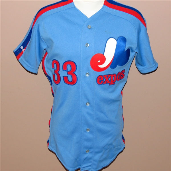 Larry Walker 1991 Montreal Expos Professional Model Jersey 