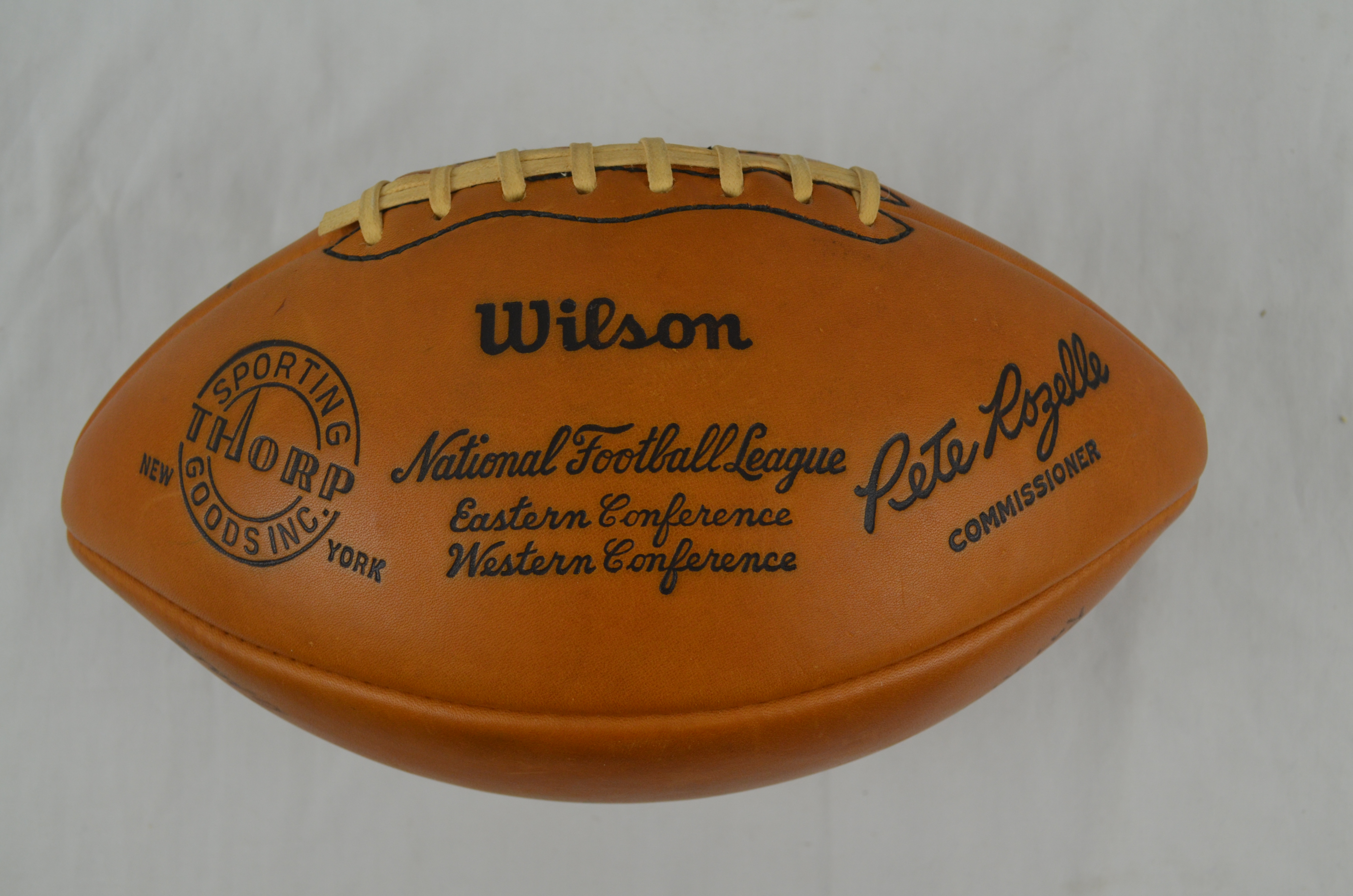 1968 Philadelphia Eagles Team Signed Football - Matthew Bullock Auctioneers