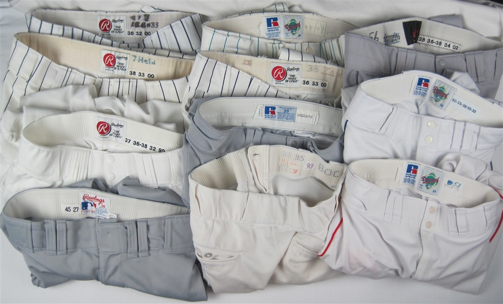 Collection of 11 Pairs of Professional Model Pants w/Medium Use