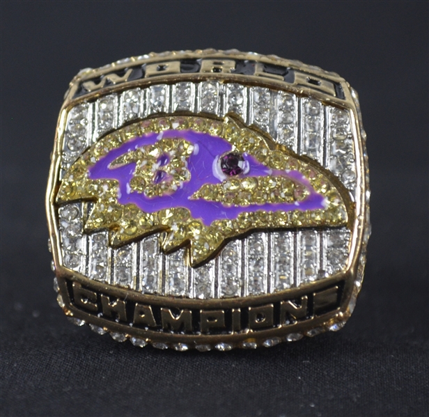 Ray Lewis 2000 Baltimore Ravens Super Bowl XXXV Championship Replica Ring