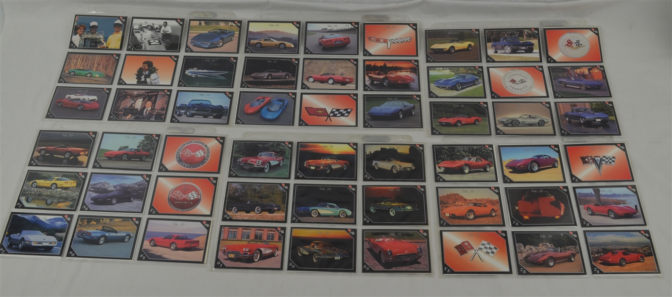 Collection of 9 Complete Racing Card Sets