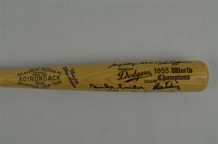 Lot Detail - 1955 Don Newcombe Brooklyn Dodgers Autographed
