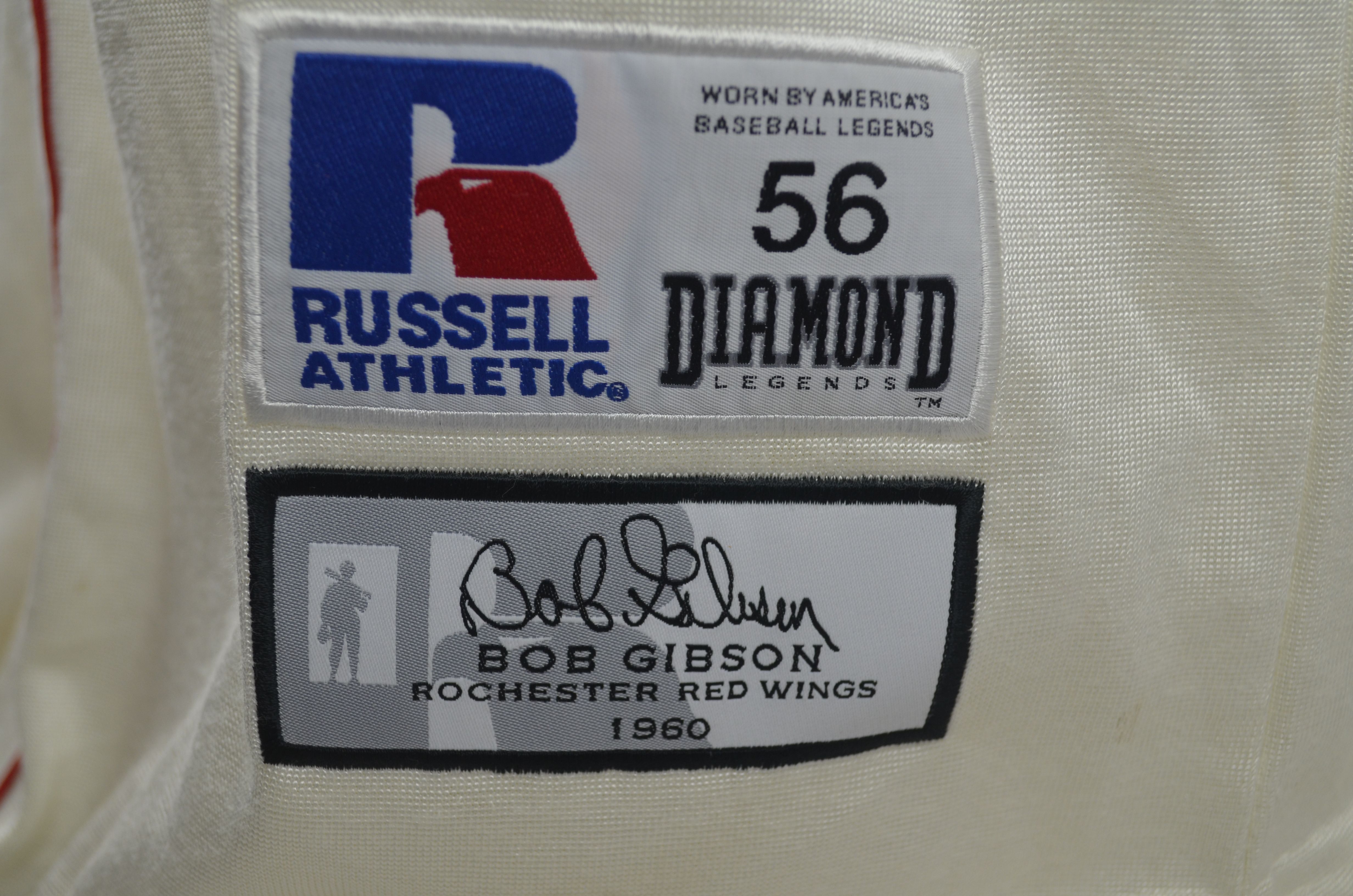 Lot Detail - Bob Gibson 1960 Rochester Red Wings TBC Jersey