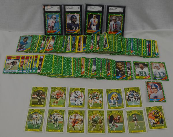 Complete 1986 Topps Football Card Set w/Jerry Rice Rookie