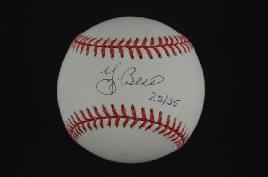 Yogi Berra Autographed Baseball 