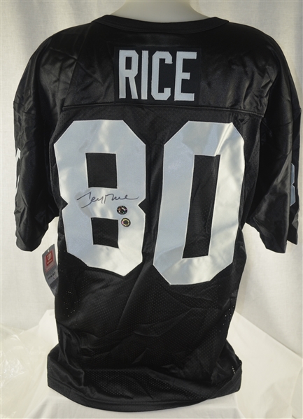 Jerry Rice Autographed Oakland Raiders Jersey