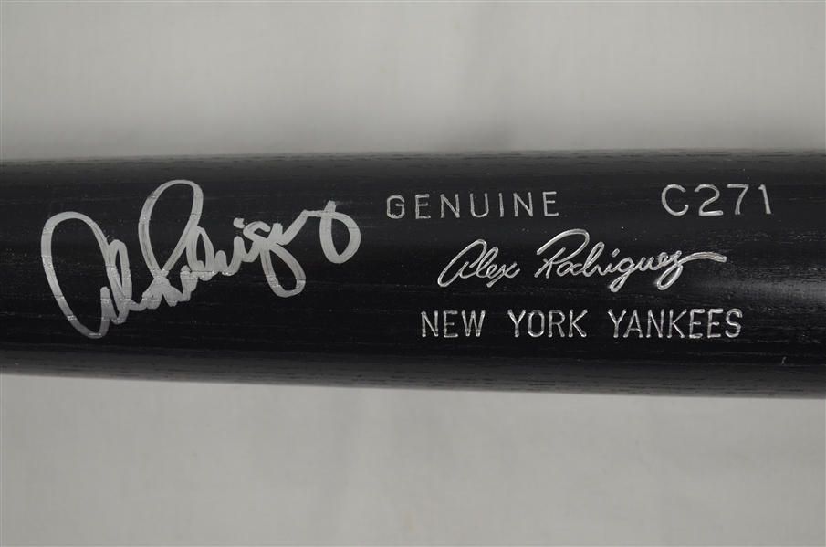 Alex Rodriguez Autographed New York Yankees Signature Model Bat