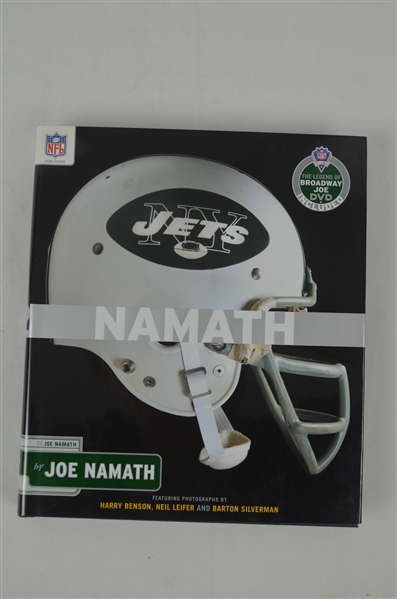 Joe Namath Autographed "Namath" Hard Cover Book 