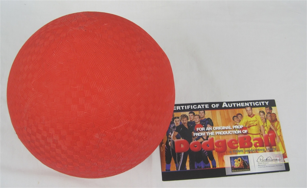 Dodgeball Movie Prop w/20th Century Fox COA