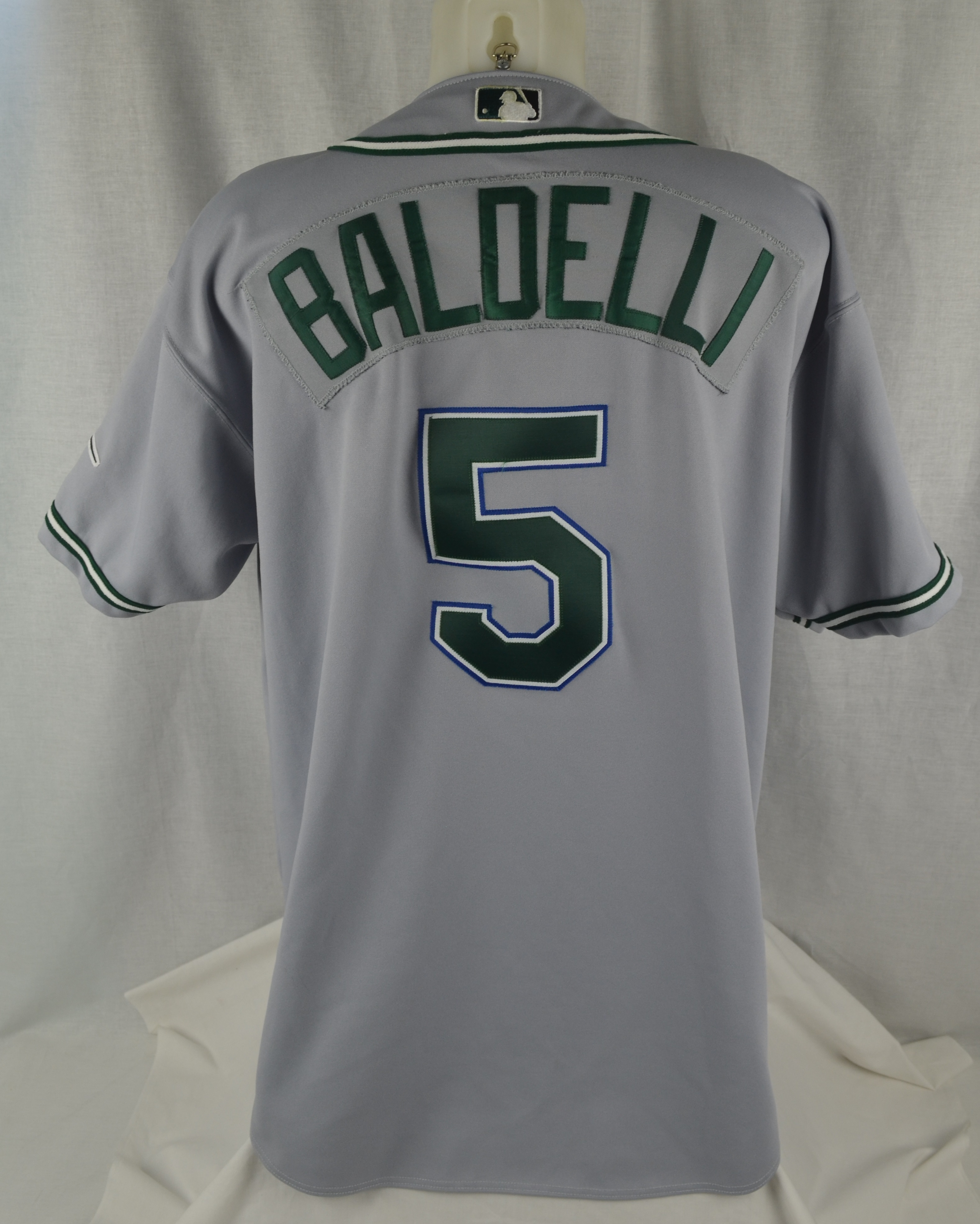 2003 Majestic Rocco Baldelli TAMPA BAY DEVIL RAYS 5 Stitched MLB