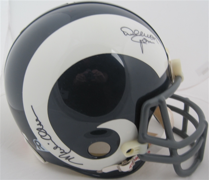 Los Angeles Rams Fearsome Foursome Autographed Helmet