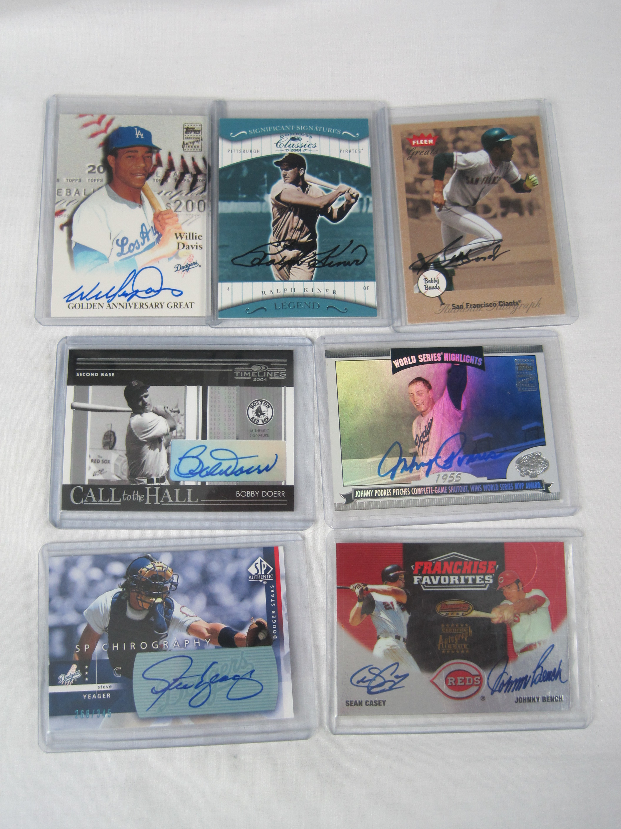 Lot Detail - Collection of 15 Autographed Baseball Insert Cards w/Ralph ...