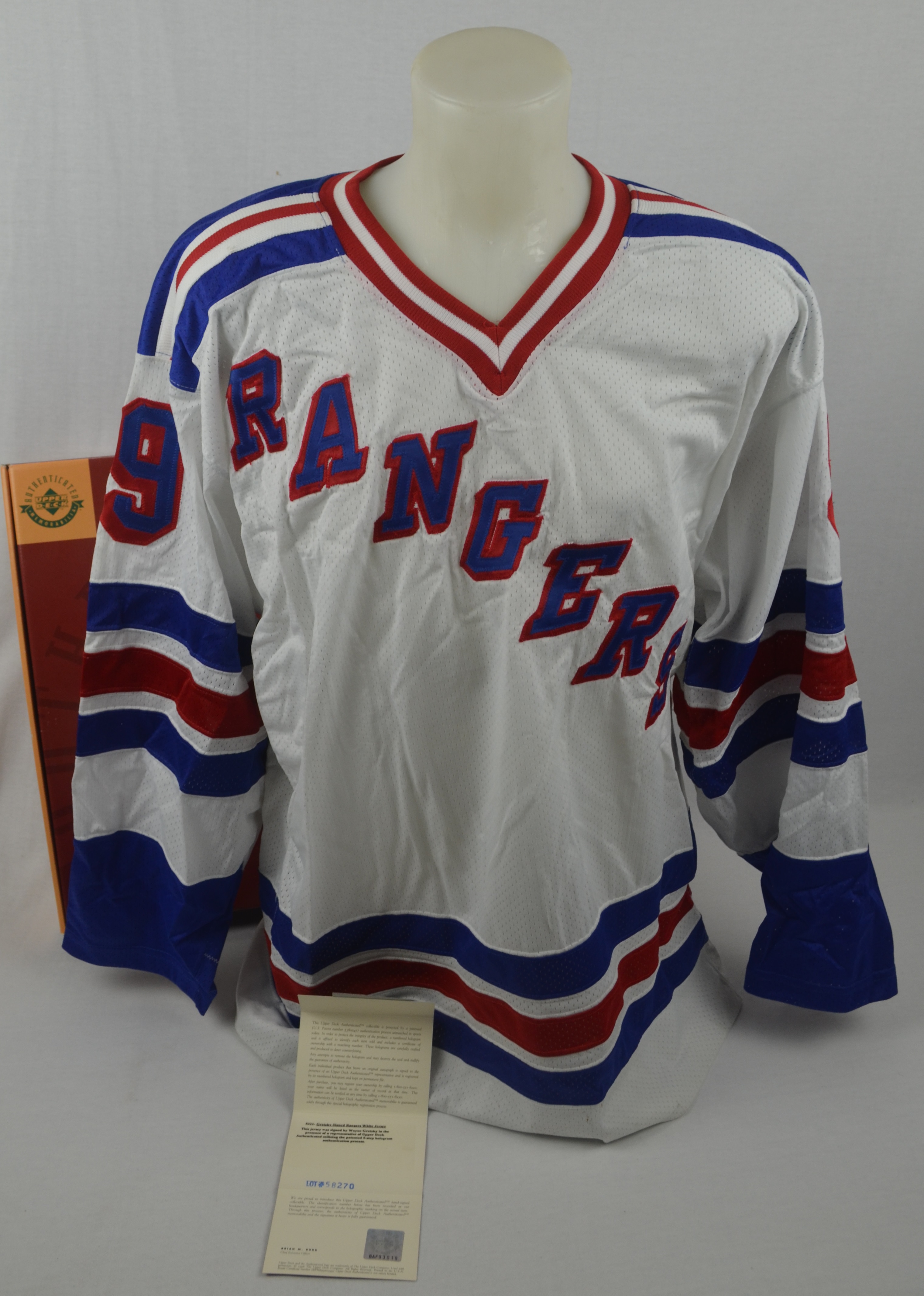 Wayne Gretzky Signed Framed New York Rangers CCM Hockey Jersey UDA – Super  Sports Center