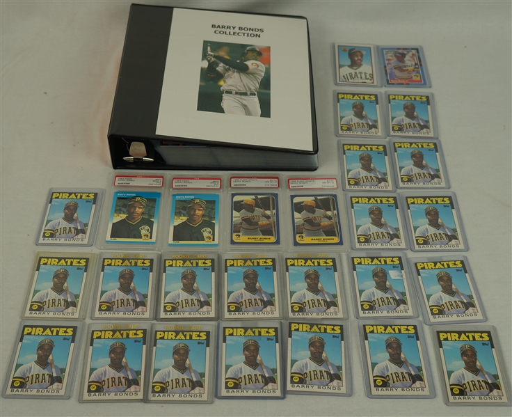 Barry Bonds Card collection w/PSA Graded Rookies