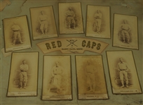 Vintage 1877 St Paul Red Caps Photo Display by Charles Zimmerman