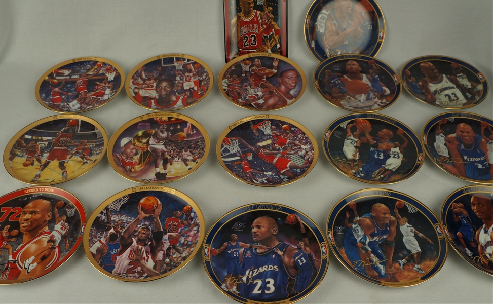 Michael Jordan Upper Deck Authentcated Limited Edition Plate Collection