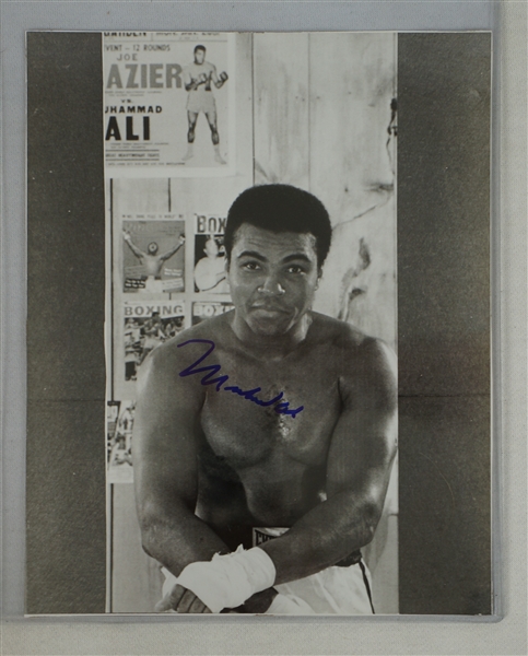 Muhammad Ali Autographed Photo