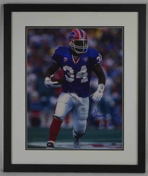 Thurman Thomas Buffalo Bills Autographed & Framed 16x20 Photo