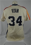 Nolan Ryan 1982 Houston Astros Professional Model Jersey W/Medium Use
