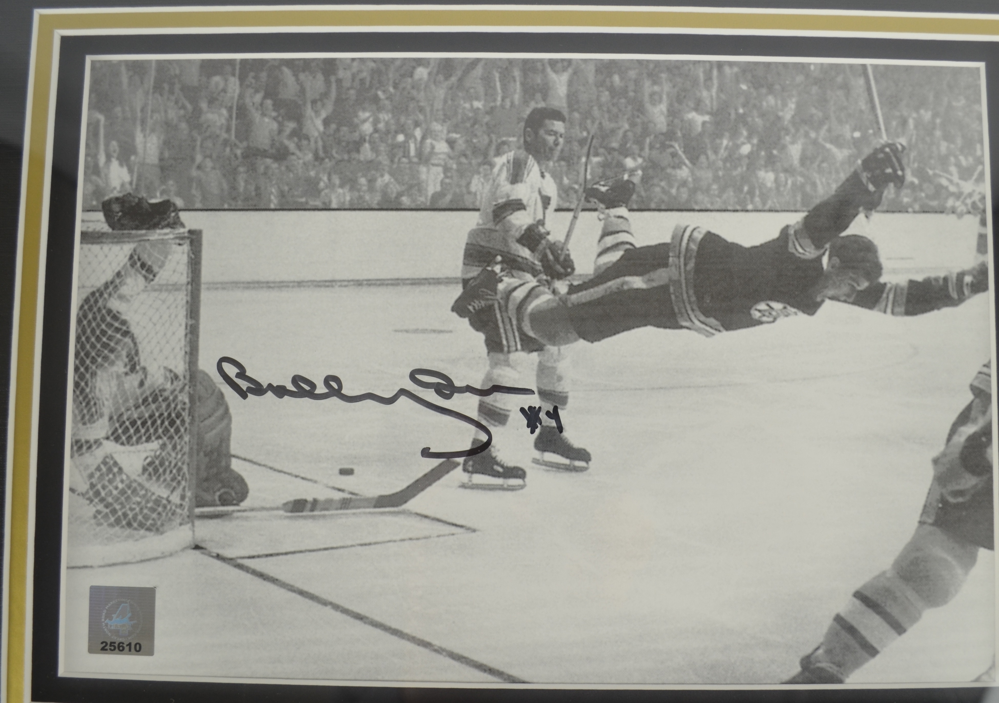 Lot Detail - Bobby Orr Autographed & Framed Display