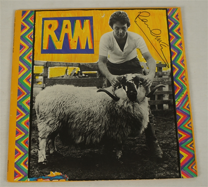 Paul McCartney Autographed Original "Ram" Album JSA LOA