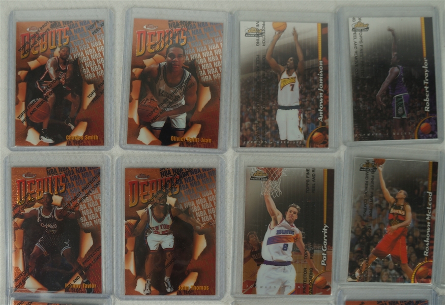 Lot Detail - NBA 1998 Topps Finest Collection of 33 Basketball Rookie Cards