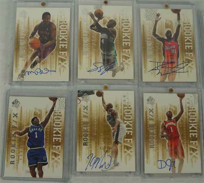 Lot Detail - NBA 2000-01 SP Authentic Collection of 45 Rookie