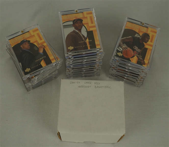 NBA 2000-01 Upper Deck Hardcourt Basketball Card Set w/Rookies 