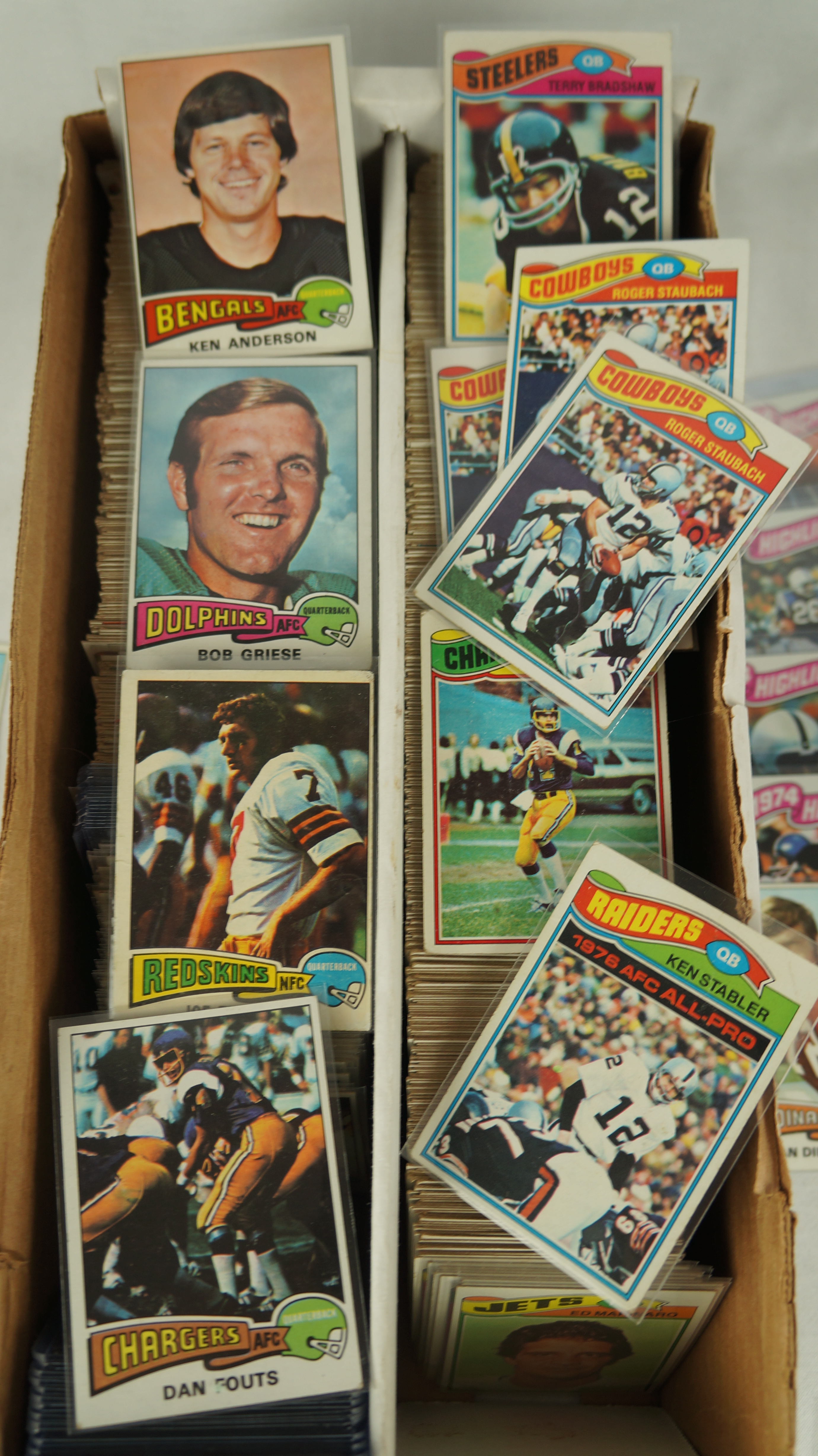Lot Detail Vintage 1975 & 1976 Topps Football Card