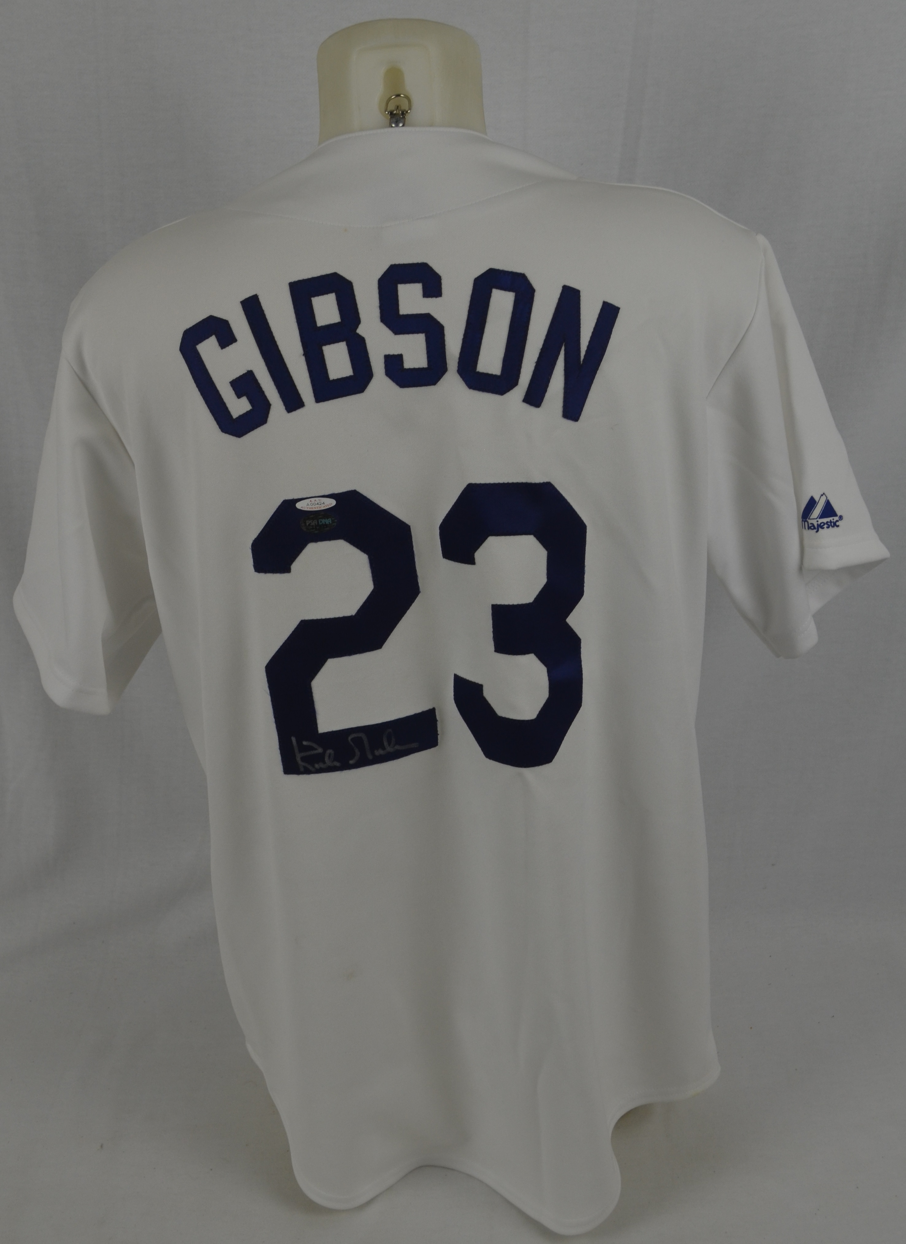Kirk Gibson Autographed Los Angeles Dodgers Jersey